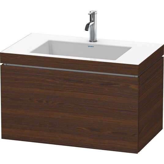 Duravit L-Cube Servantskap m/1 skuff 800x500x480 mm Børstet Valnøtt