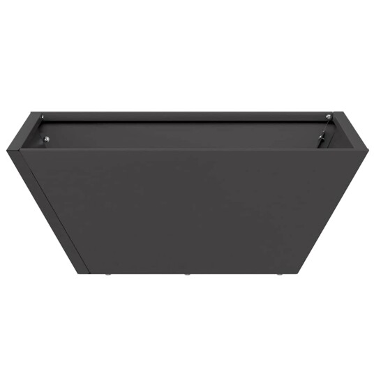  Metallplantekrukke Svart Metall 40 x 40 x 15 cm Holdbar