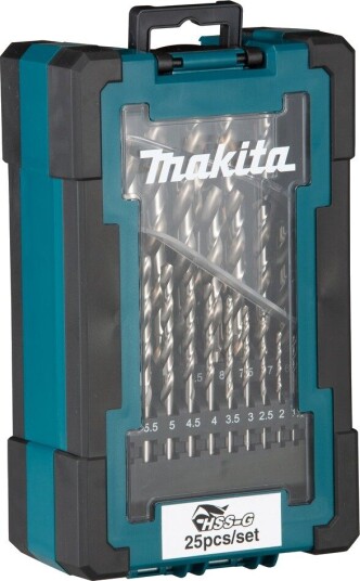 Makita D 67555 Metallborsett 25 deler Maskintilbehør & forbruk