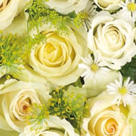 Lunsj serviett Wedding Roses Ambiente