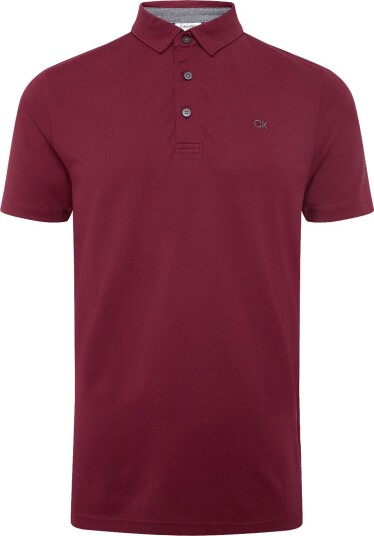 Calvin Klein Golf Uni Polo BURGUNDY S Calvin Klein Golf Uni Polo BURGUNDY S