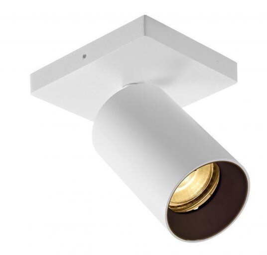 Nordesign OZ K1 taklampe med 1 spott - hvit/Svart