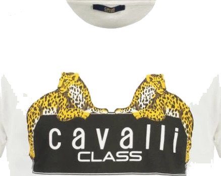 Cavalli Class Herre Topper Hvit 2XL,