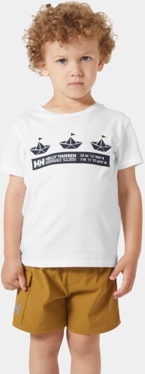 Helly Hansen HH Graphic T-shirt Barn Hvit 122/7 Hvit122/7 Helly Hansen HH Graphic T-shirt Barn Hvit 122/7 Hvit122/7