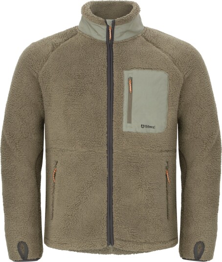 Urberg Soft Pile Fleece Sweater Men Dusty Olive XXXL Urberg Soft Pile Fleece Sweater Men Dusty Olive XXXL