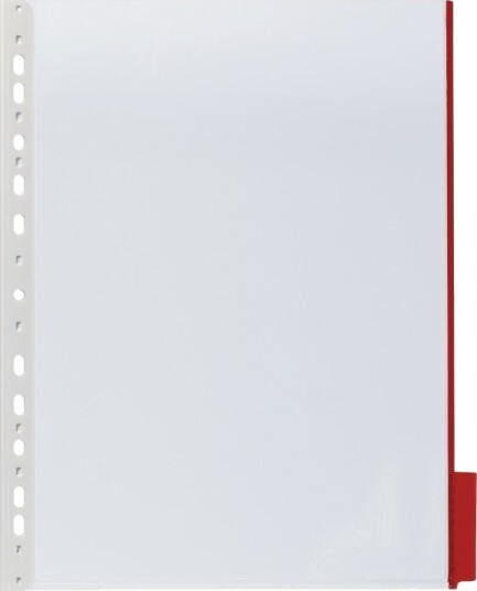 Durable 5607 03 Visningspanel Rød Gjennomsiktig Pvc 210 X 297 Mm A4 Rød 6 Cm