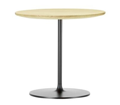 Vitra Occasional Low Table Ø45 Eik/Sjokoladefarget