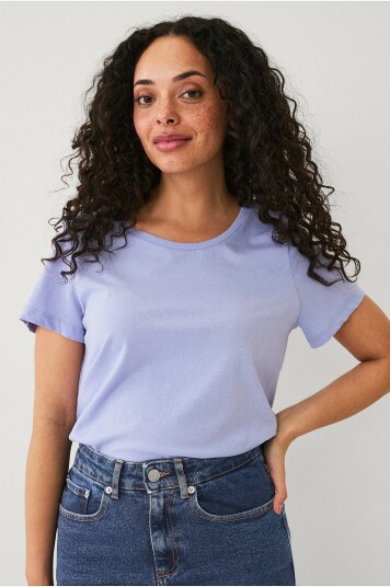 Ellos Collection T skjorte Crew Neck Blå