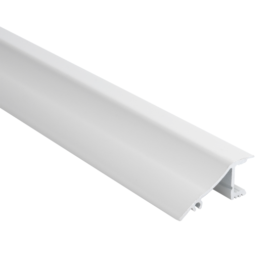 Aluminiumsprofil 2m 40,7x17,9mm hvit