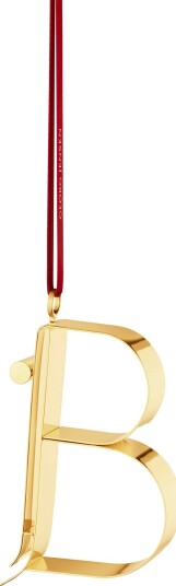 Julepynt 18k Gullplettert, B