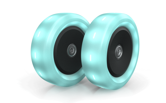 BERG Nexo Wheels 120x40mm Lights Mint BERG Nexo Wheels 120x40mm Lights Mint