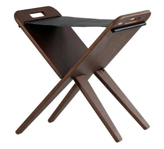 Piet Hein Boligtilbehør - Klaburet Stool Walnut/Black Piet Hein Piet Hein Boligtilbehør - Klaburet Stool Walnut/Black Piet Hein