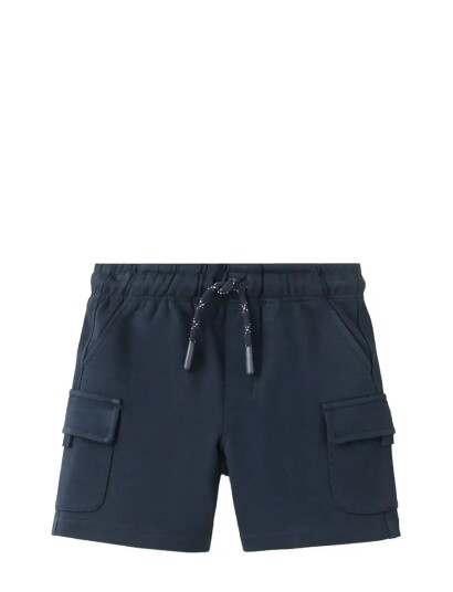 Mango Drawstring Cargo Bermuda Shorts Navy 2 3 Mango Drawstring Cargo Bermuda Shorts Navy 2 3