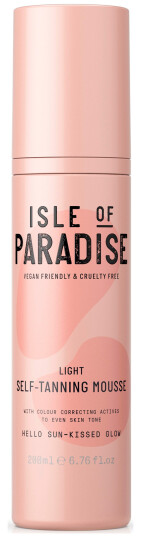 Isle of Paradise Self Tanning Mousse Light 200ml Selvbruning