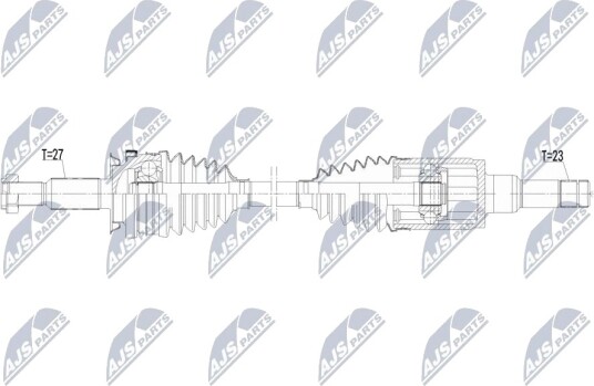 Drivaksel NTY NPW-FR-212