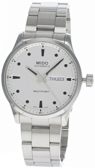 Mido Herreklokke M038.430.11.031.00 Multifort Sølvfarget/Stål Ø42