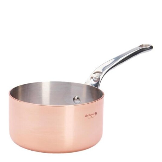 de Buyer Prima Matera kasserolle 1,2L 14 cm kobber/rustfritt stål de Buyer Prima Matera kasserolle 1,2L 14 cm kobber/rustfritt stål