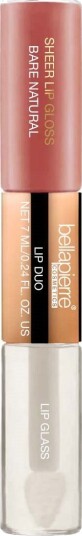 BellaPierre Sheer Lip Gloss & Clear Glass Duo