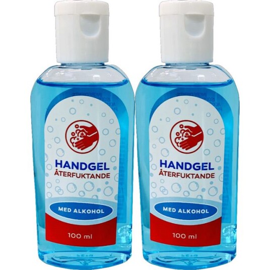 2 pack Återfuktande Handsprit/Handgel Med Alkohol 100ml
