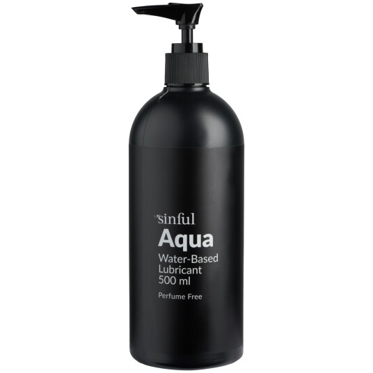 Sinful Aqua Vannbasert Glidemiddel 500 ml - Clear