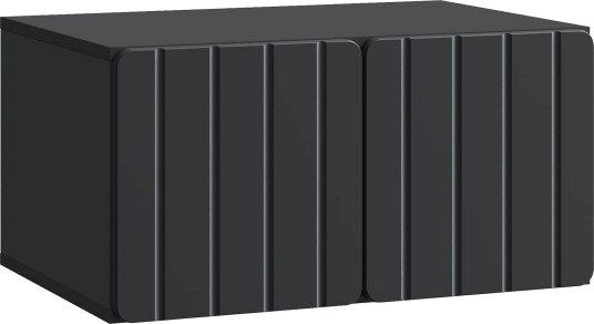  Vegghengt TV skap Svart 59,5 x 41 x 30 cm Konstruert tre