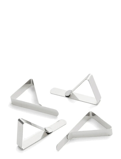 Engholm Textiles Dugklemmer 4 Stk. - Silver - ONE SIZE