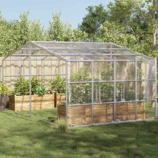 vidaXL Plante Dekke 5 x 6 m PVC Gjennomsiktig