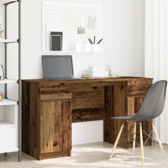  Skrivebord Gamle Tre 140x49x76 cm Konstruert Tre