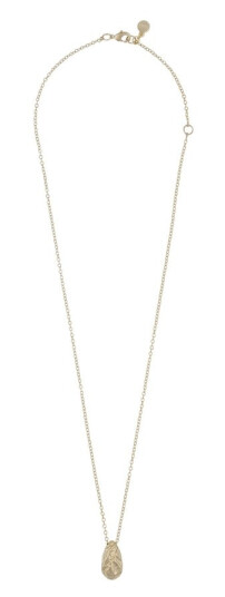 SNÖ Of Sweden Gisele Oval Pendant Necklace Plain Gold 50cm SNÖ Of Sweden Gisele Oval Pendant Necklace Plain Gold 50cm