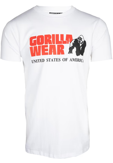 Gorilla Wear Classic T-shirt - Hvit t-skjorte