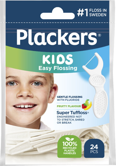 Plackers Kids tanntrådbøyler 24 stk Plackers Kids tanntrådbøyler 24 stk