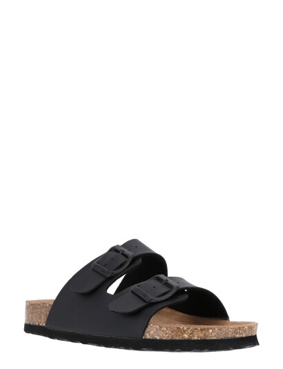 Cruz Shawnee M Cork Sandal - Black - 46