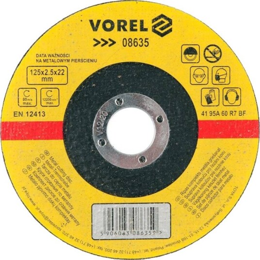 VOREL 08635 Mellomleggsskive, vinkelsliper