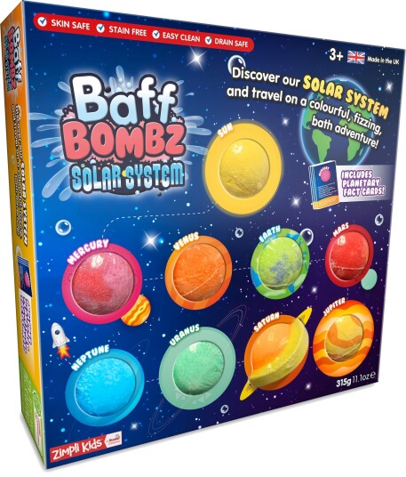 Zimpli Kids Baff Bombz Badebomber Planeter Zimpli Kids Baff Bombz Badebomber Planeter