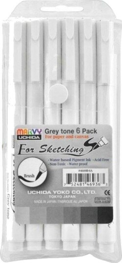 SPREE Technical Pen for Drawing Grey Tone Set