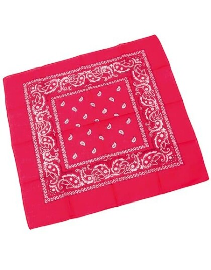 Rødt Paisley Bandana/Skjerf Rødt Paisley Bandana/Skjerf