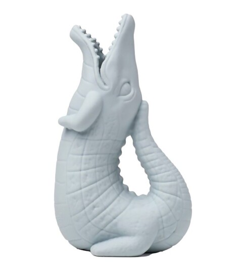 Scrunch Crocodile Jug Duck Egg Blue Scrunch Crocodile Jug Duck Egg Blue