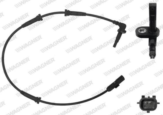 Sensor, ABS WAGNER ABS00023 Sensor, ABS WAGNER ABS00023