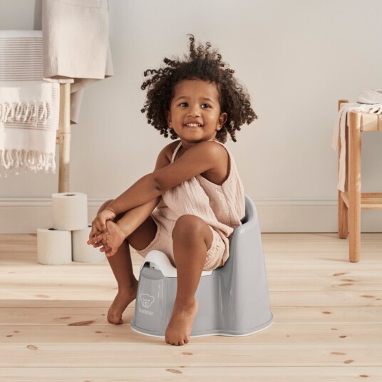 Babybjörn Pottestol Grå Hvit Babybjörn Pottestol Grå Hvit