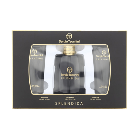 Sergio Tacchini Splendida Gift Set Eau De Parfum 100ml + Body Lotion 100ml + Shower Gel 100ml