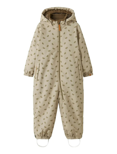 Lil"Atelier Nmflasnow10 Snowsuit Aop Fo Lil - Cream - 104 Lil"Atelier Nmflasnow10 Snowsuit Aop Fo Lil - Cream - 104