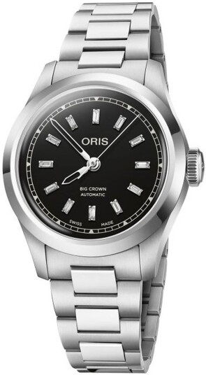 Oris Dameklokke 01 531 7797 4094 07 8 17 06 Big Crown Sort/Stål Ø34