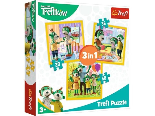 Trefl Puzzle 3In1 It's Fun Together 34850 Trefl Puzzle 3In1 It's Fun Together 34850