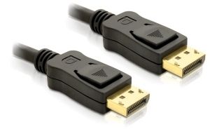 Delock DisplayPort 1.2 Kabel 2m Sort Delock DisplayPort 1.2 Kabel 2m Sort