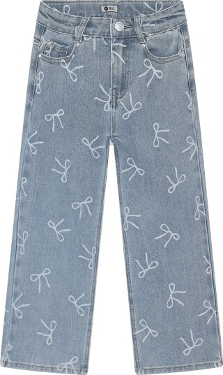Daily 7 Denim Wide Fit Bow Blue 128