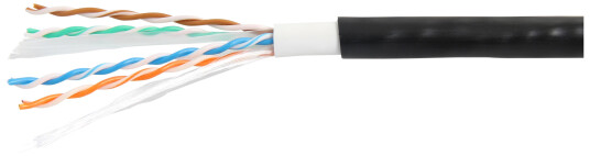 Eurolan 19D-U6-37BL-0 Datakabel Minste bøyeradius: 60 mm Stikkontakter & kabler