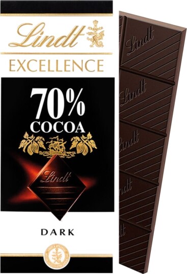 Lindt 70% Kakao - 100 g. sjokolade Lindt 70% Kakao - 100 g. sjokolade