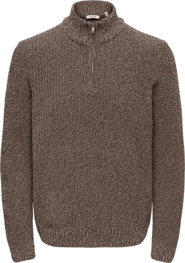 ONLY & SONS Onsjoin Reg Ls High Neck Knit Camp   FALCON   XL