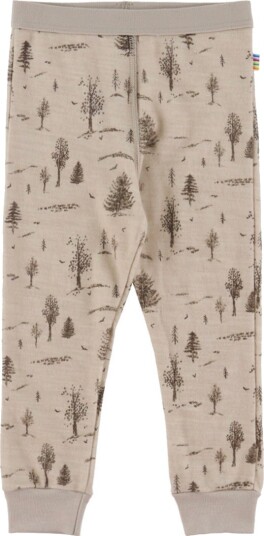 Joha Leggings Ull/Viskose Beige m. Trær Joha 170 Leggings Brun
