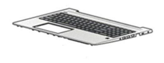 HP I Top cover with keyboard - CP FR - Brbart tastatur - til utskifting - Fransk